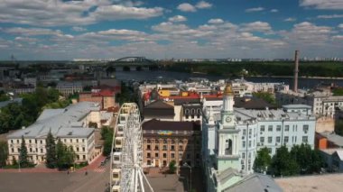 Kyiv Podil. Sözleşme Meydanı, Kiev, Ukrayna