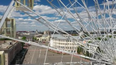 Kyiv Podil. Sözleşme Meydanı, Kiev, Ukrayna