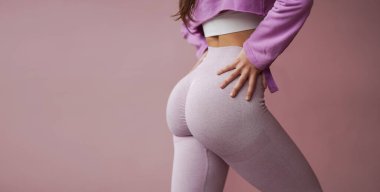 Güzel aktif genç sporcu çekici sporcu kadın.