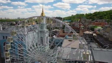 Kyiv Podil. Sözleşme Meydanı, Kiev, Ukrayna