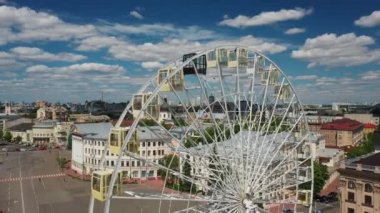 Kyiv Podil. Sözleşme Meydanı, Kiev, Ukrayna