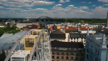 Kyiv Podil. Sözleşme Meydanı, Kiev, Ukrayna