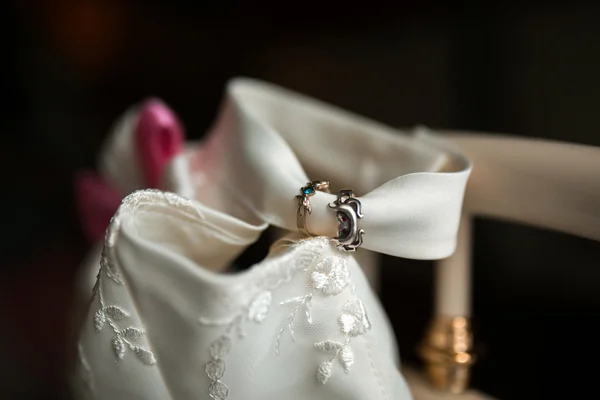 Anillos de boda — Foto de Stock