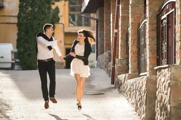 Couple haveing fun — Stock Photo, Image