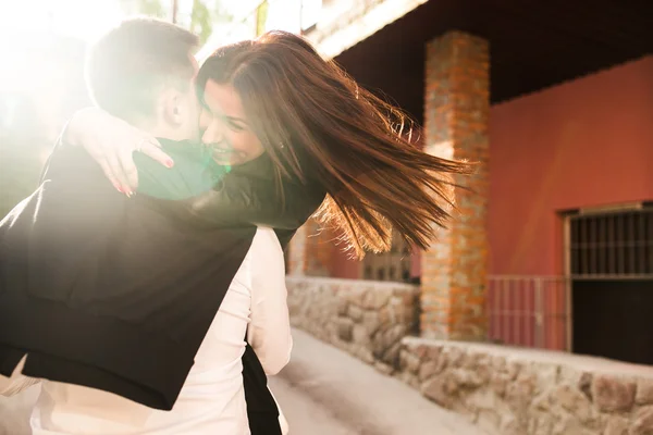 Couple haveing fun — Stock Photo, Image