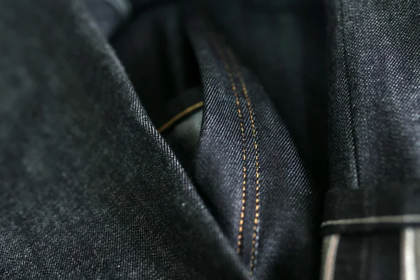 Jeans de ganga selvedge — Fotografia de Stock