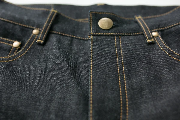 Selvedge denim jeans — Stock Photo, Image