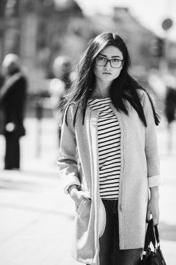 Şehrin ortasında büyüleyici modeli