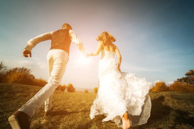 Güzel çift eğleniyor.