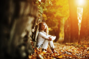 gün batımı ışık güzel kız