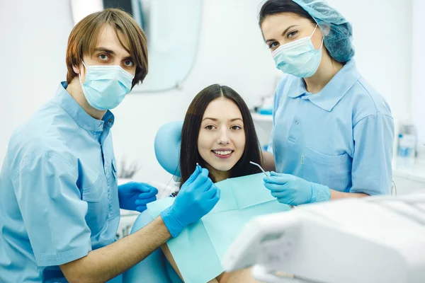 Recepção no dentista — Fotografia de Stock