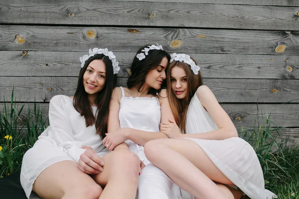Tre belle ragazze — Foto Stock