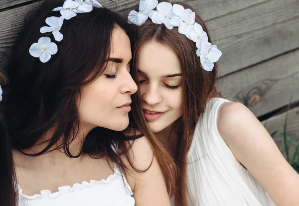 Dois menina bonita — Fotografia de Stock