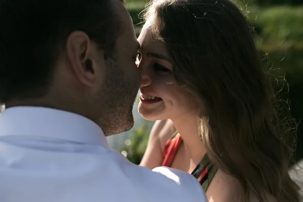 Pareja en pean — Foto de Stock