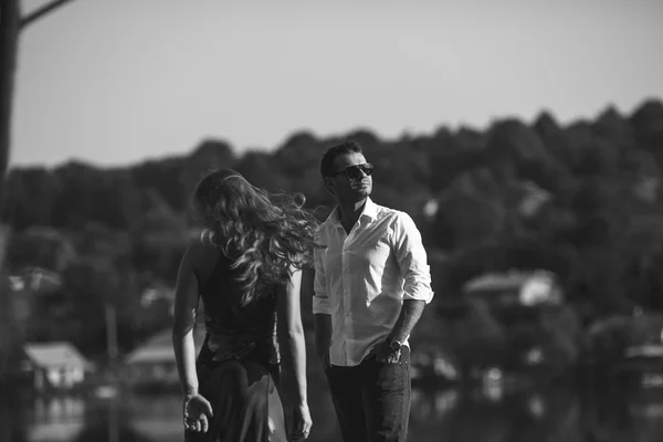 Pareja en pean — Foto de Stock