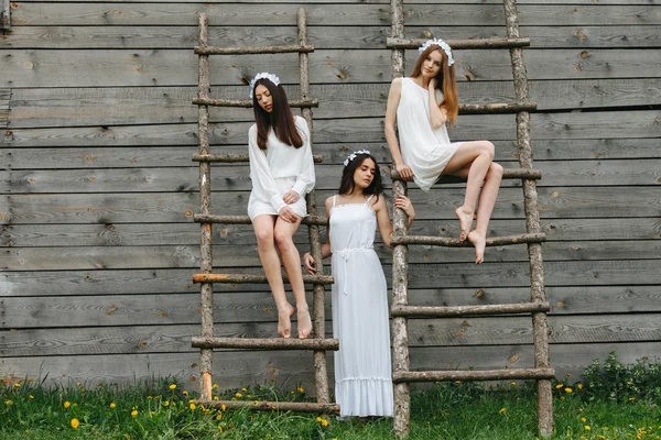 Três meninas bonitas — Fotografia de Stock