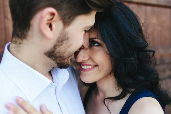 Doble foto hermosa pareja joven —  Fotos de Stock