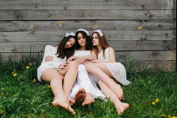 Três meninas bonitas — Fotografia de Stock