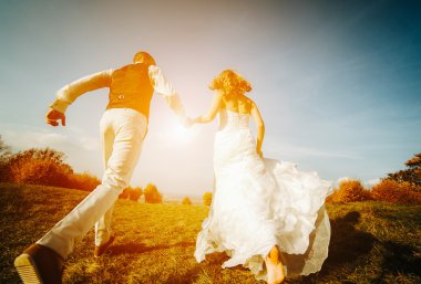 Güzel çift eğleniyor.