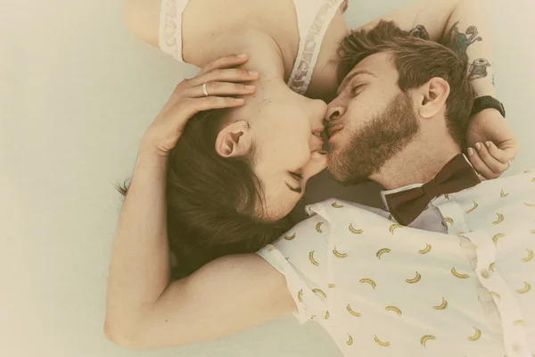 Beautiful couple close up — Stock Photo, Image