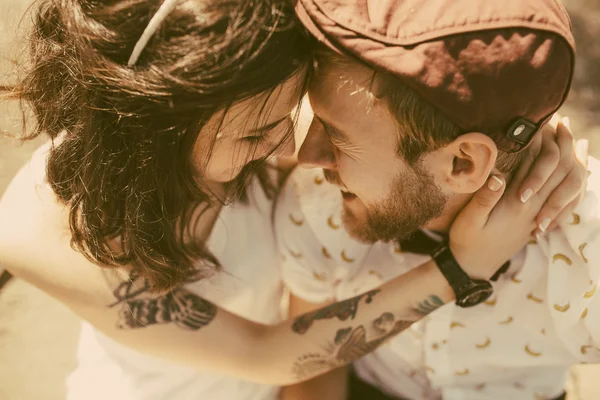 Beautiful couple close up — Stock Photo, Image