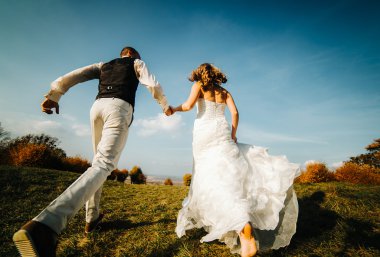 Güzel çift eğleniyor.