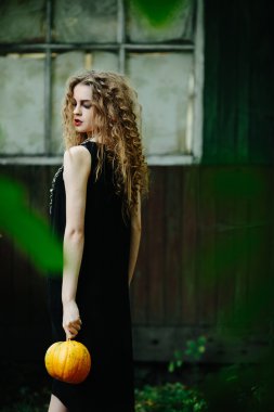 Vintage kadın cadı olarak