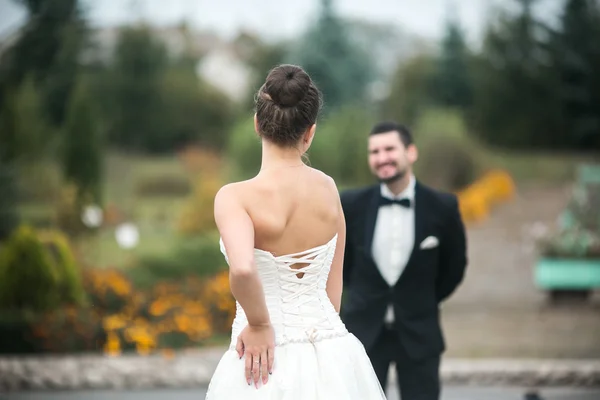 Beau couple de mariage — Photo