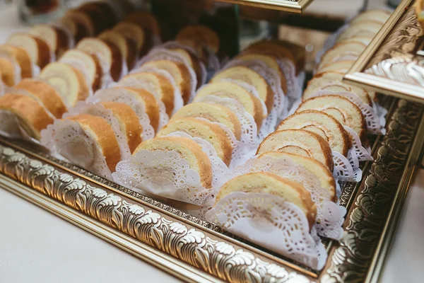 Delicioso bolo de casamento fantasia — Fotografia de Stock