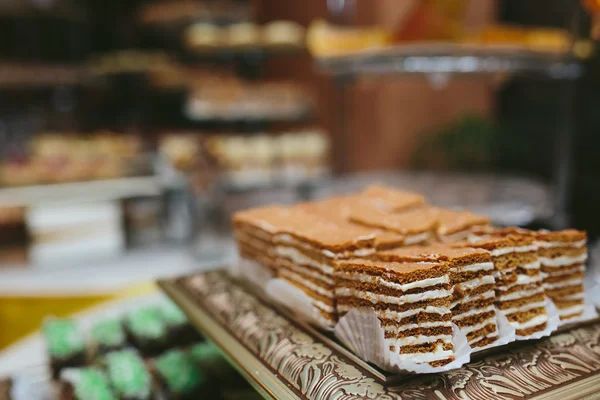 Delicioso bolo de casamento fantasia — Fotografia de Stock