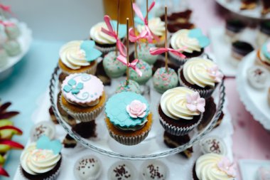 fantezi düğün cupcakes