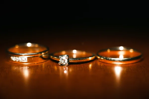 Nice wedding rings — Stock Photo, Image