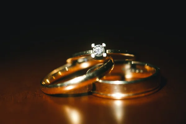 Nice wedding rings Royalty Free Stock Photos