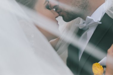 Düğünde gelin ve damat