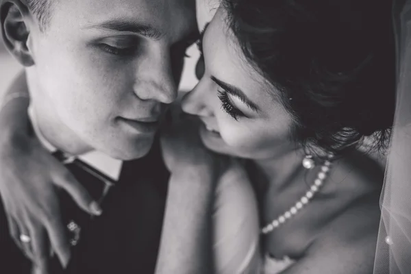 Preparation of adorable bride — Stock Photo, Image