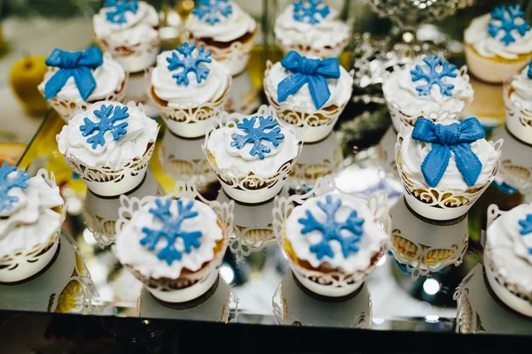 Candy bar na cerimônia de casamento — Fotografia de Stock