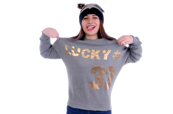 Deli olmak güzel ve komik kız