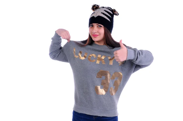 Deli olmak güzel ve komik kız