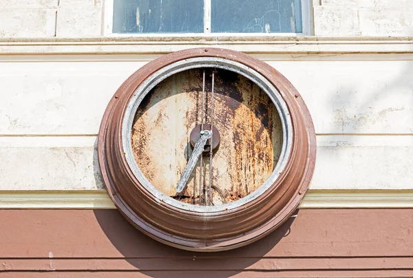 Die Überreste Der Uhr Grand Central Hotel Weston Super Mare — Stockfoto