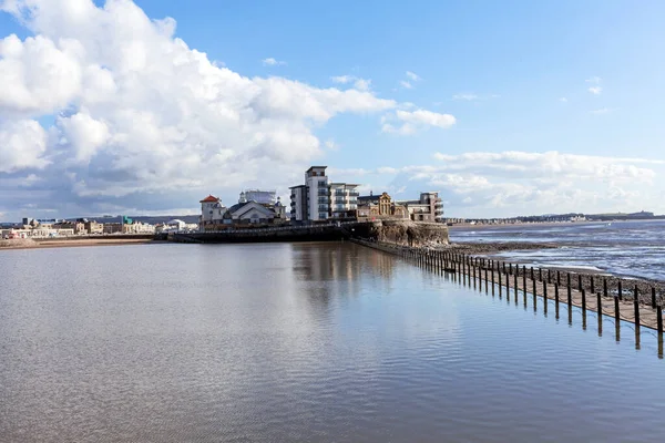 Knightstone Adası Weston Super Mare Ngiltere Deki Marine Lake — Stok fotoğraf