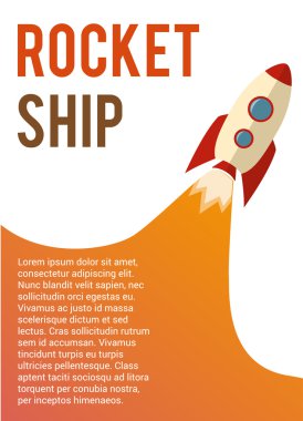 Rocket launch icon clipart