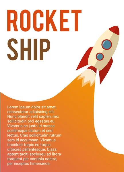 Rocket launch icon — Stock Vector