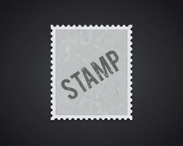 Maqueta de sello blanco — Archivo Imágenes Vectoriales
