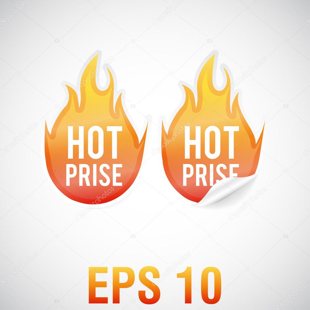 Hot price stickers