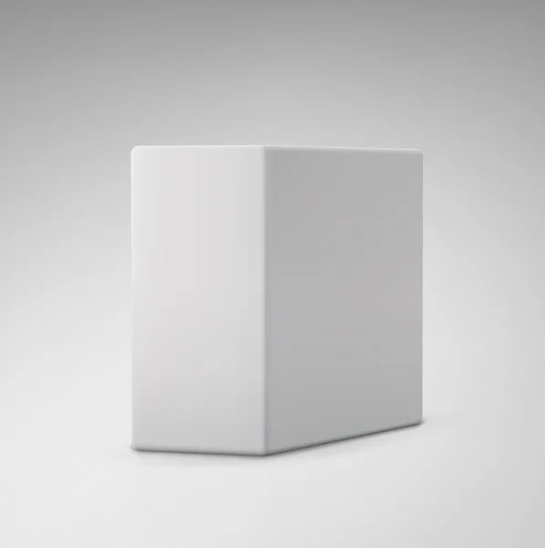 Άσπρο κουτί κοροϊδεύω — Διανυσματικό Αρχείο
