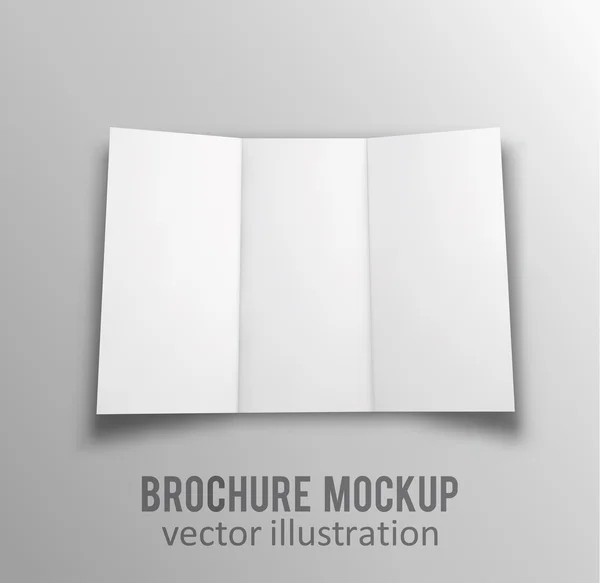 Illustration of Blank brochure. — Stock Vector