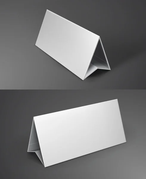Tischpapierkarte — Stockvektor