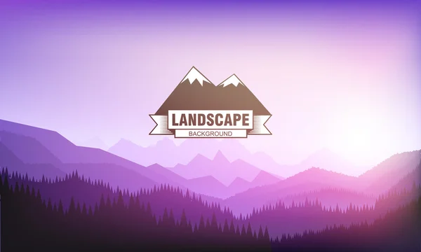 Landscape mountain background