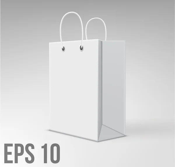 Sac en papier shopping — Image vectorielle