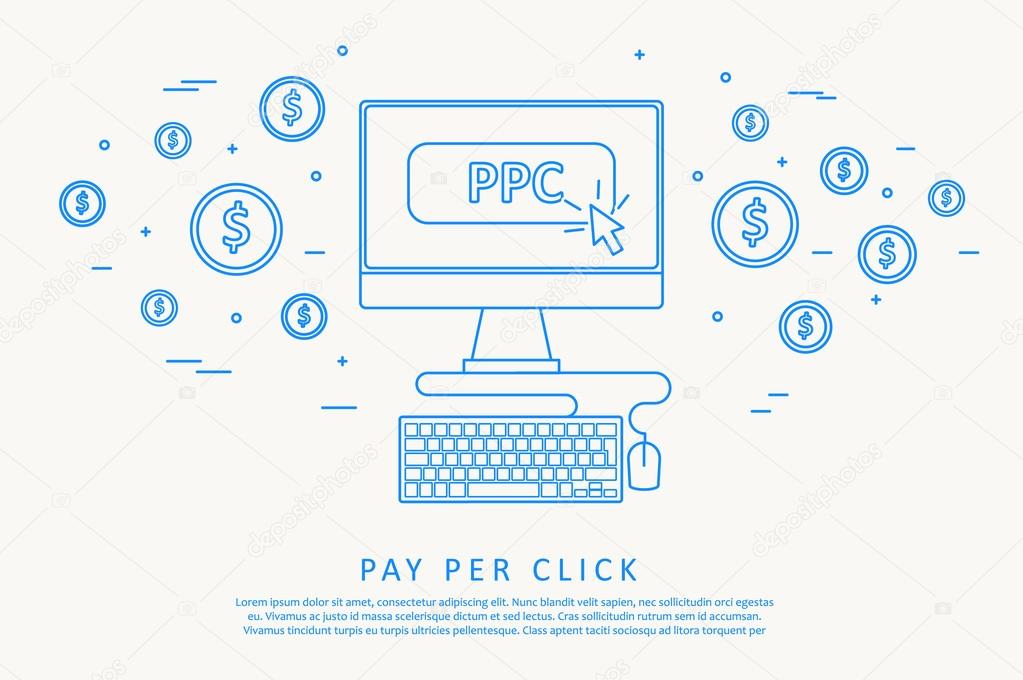 pay per click concept
